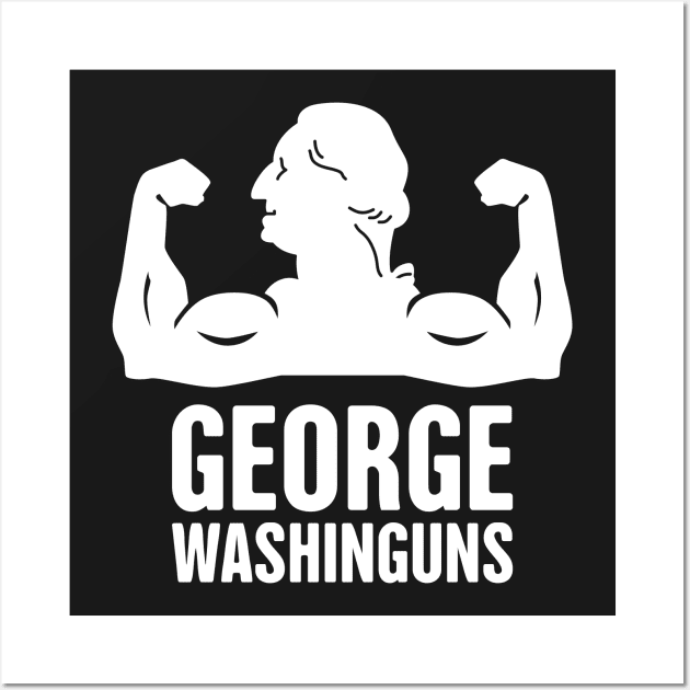 George Washington | Funny American History Teacher Wall Art by MeatMan